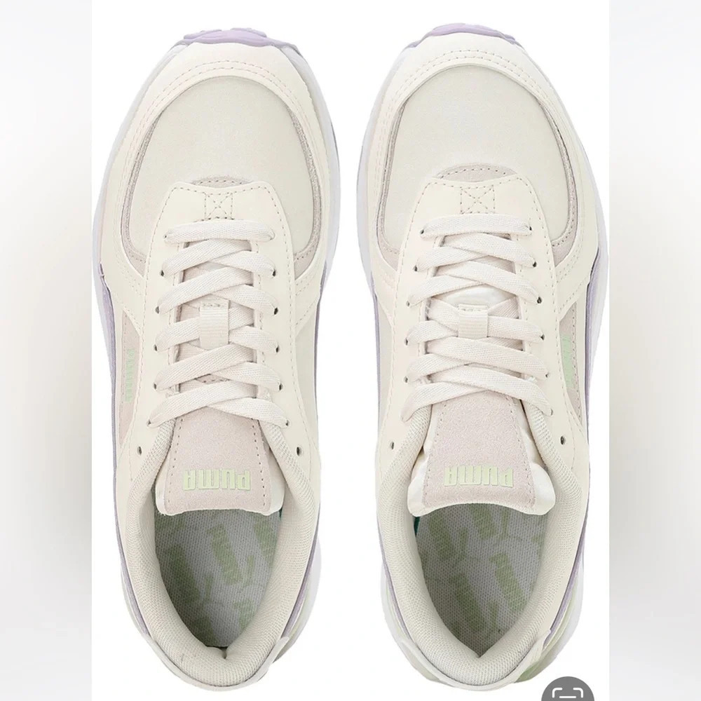 Puma Cruise Rider NU Satin Sneaker,
White + Pristine, Size US 5.5/EU 36.5, NIB - Picture 6 of 15